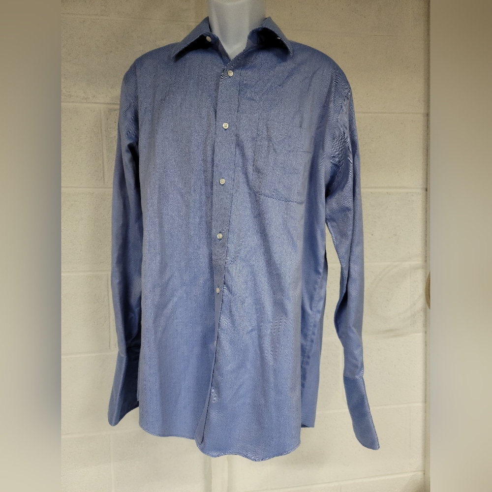 JOSEPH ABBOUD Cotton Elite White Dress Shirt Men's 16 - 34/35
